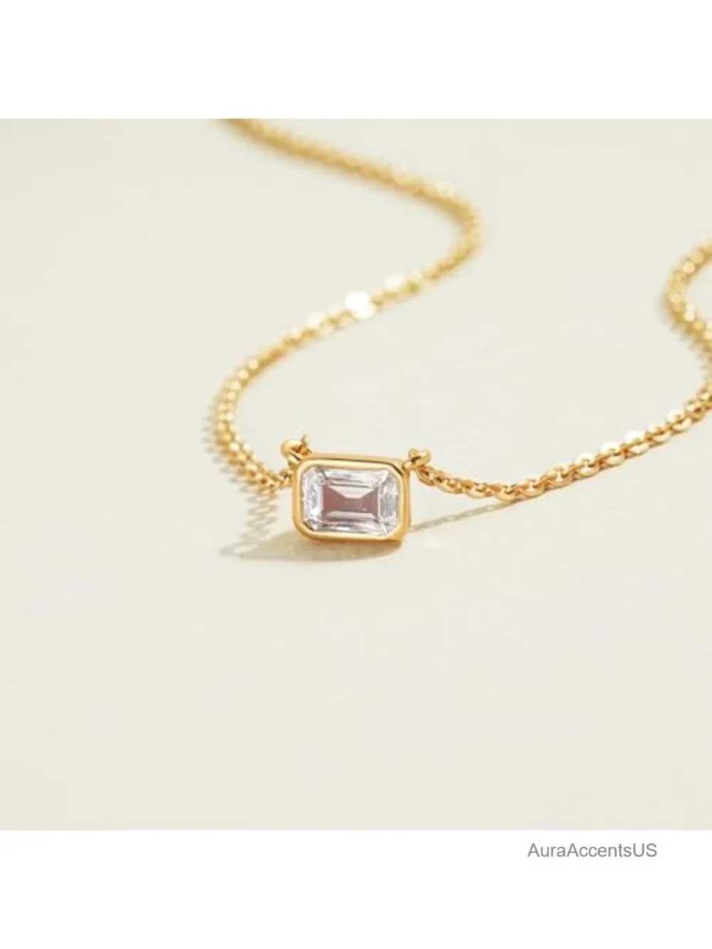 14K Gold Plated Layered Necklace Set Dainty Pendant Choker Women Jewelry
